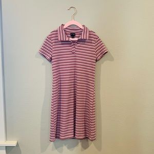 ART Class short sleeve, striped, collared dress